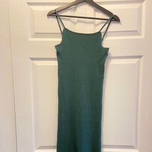 Emerald green bodycon midi dress by The Dress Forum